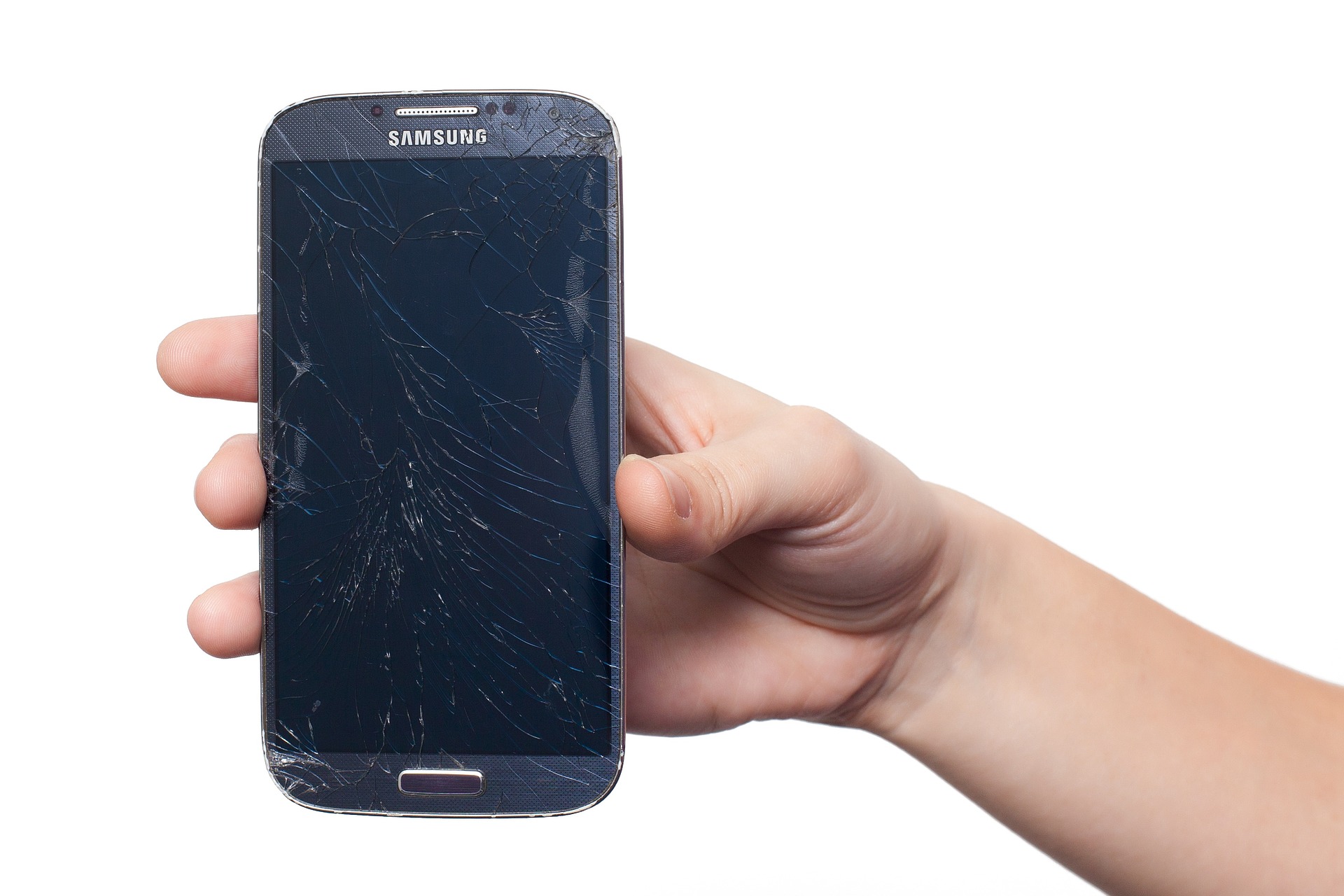 rozbité sklo Samsung
